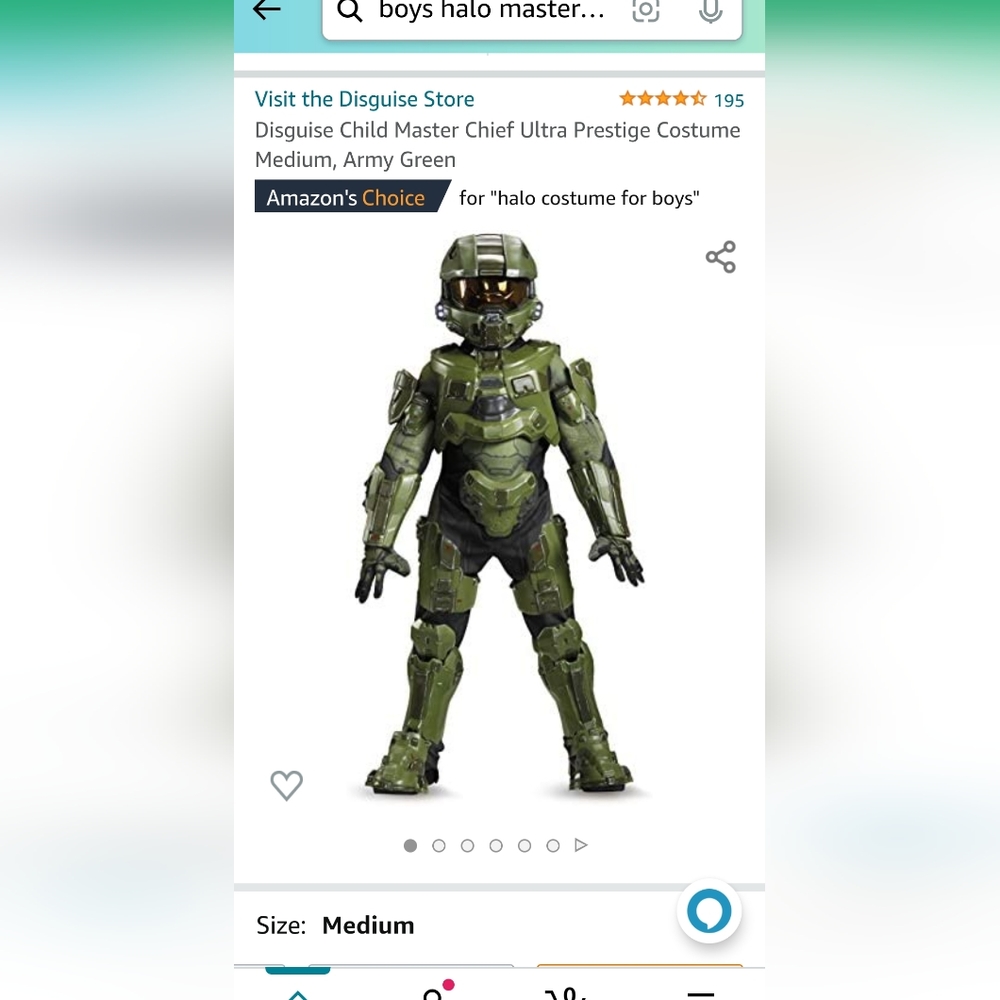 Child halo master chief prestige costume